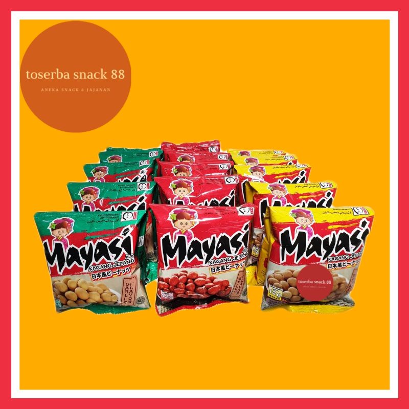 

MAYASI KACANG JEPANG/ Snack Kacang Khas Jepang (12 gram × 10 pcs)