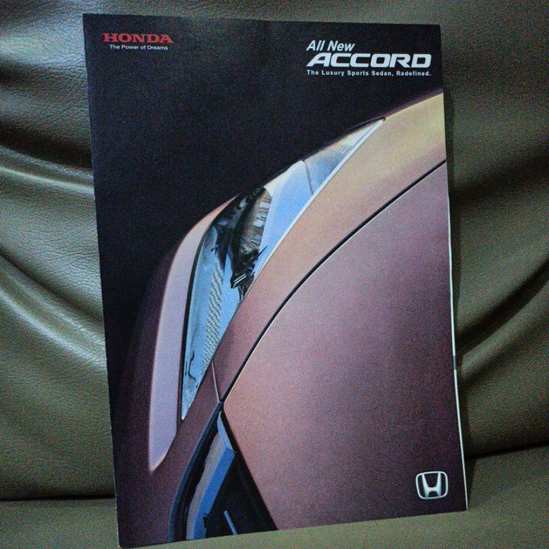 brosur mobil honda new accord batman asli mulus sekali