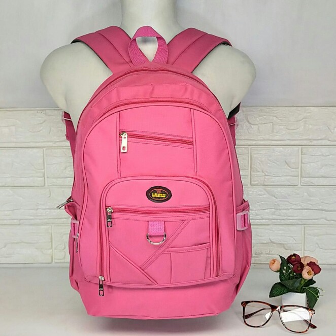 TAS RANSEL korea stylish backpack SEKOLAH WANITA DAN TAS PUNGGUNG ANAK LAKI LAKI CRV 003