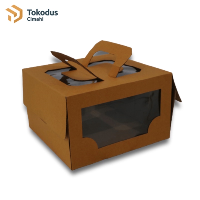 

Kardus Box Kotak Packing Kue Bolu Uk 26 x 26 x 15 Mika Handle - Tokodus Cimahi