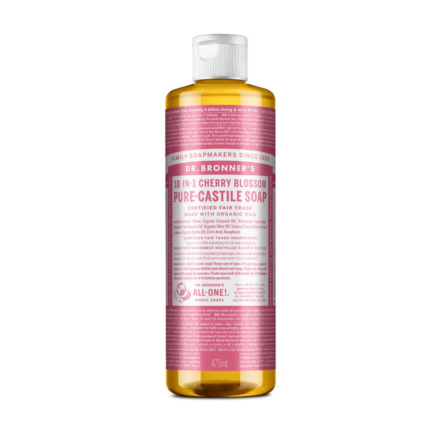 Dr Bronners Cherry Blossom Pure-Castile Soap 473 ml