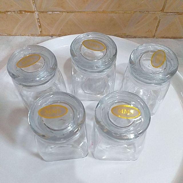 Keke Jar Kaca Mini 150 Ml / Toples Beling Mini Kedap Udara 150 Ml