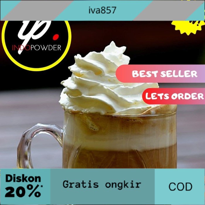 

PROMO WHIPPED CREAM 1Kg - Bubuk WHIPPED CREAM 1Kg - WHIPED CREAM Powder 1Kg GRATIS ONGKIR