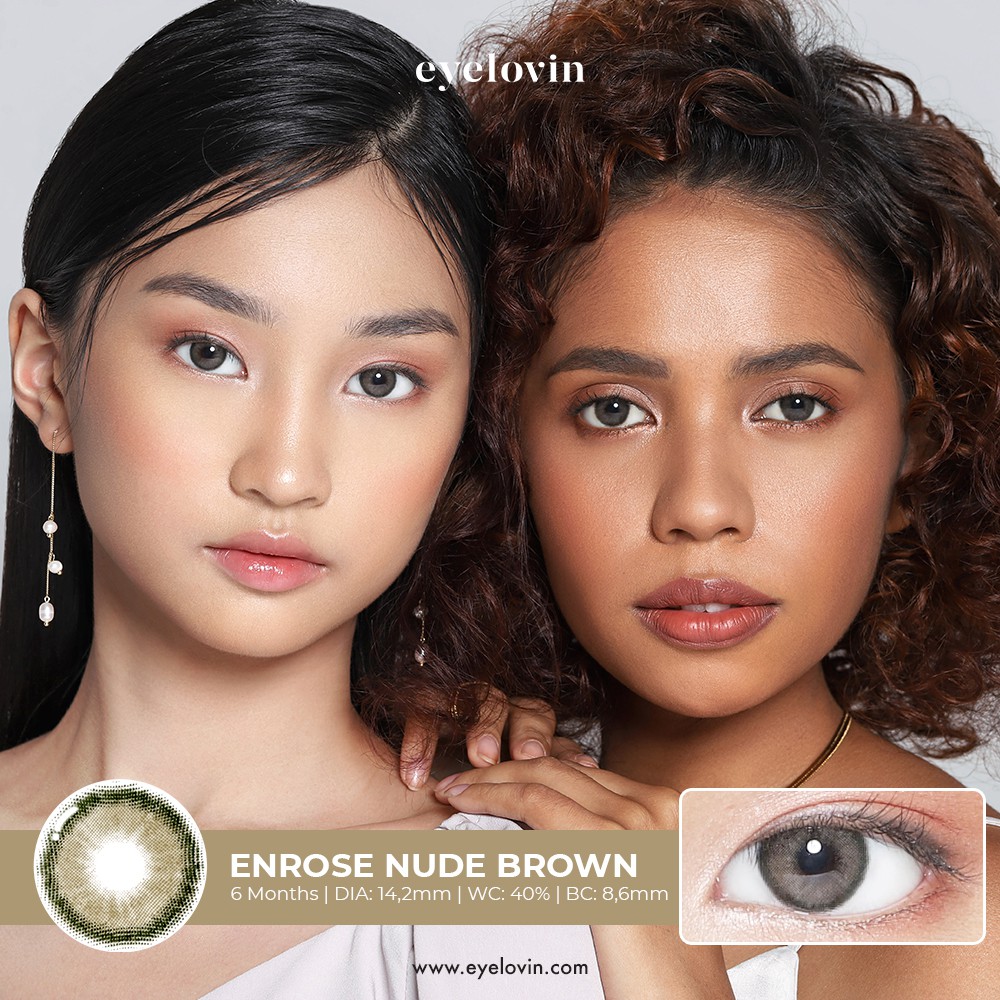 EYELOVIN Softlens EVAR - Enrose Nude Brown