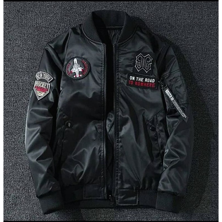 JAKET BOMBER ON THE ROAD UNTUK PRIA/WANITA