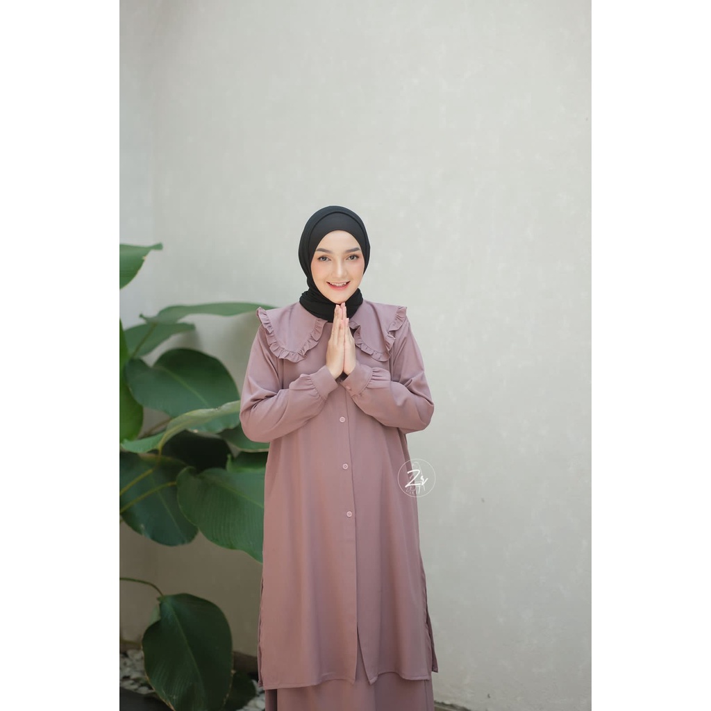 Sabiya Set rok - Long Tunik - Setelan Rok - Set Tunik Terbaru