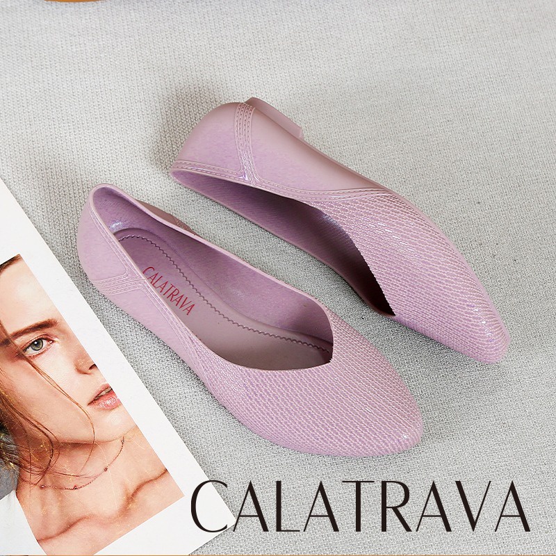 SEPATU WANITA FLAT TRENDY CALATRAVA A559-2