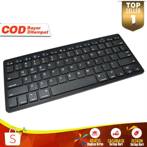 Taffware BW05 Keyboard Bluetooth Android PC Keybord Wireless Tanpa Kabel Keyboad PC Tablet