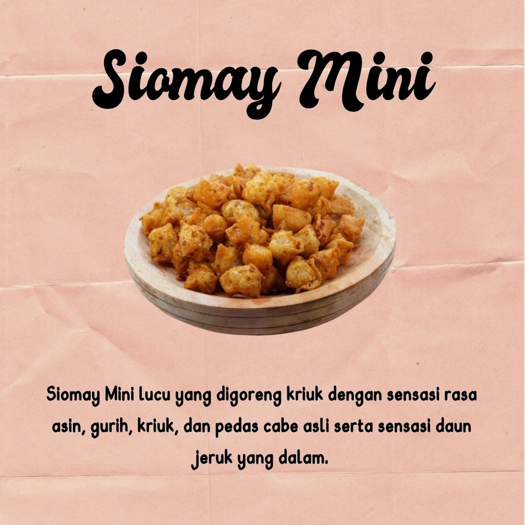 

Siomay Mini Pedas Teman Butchin 500gr