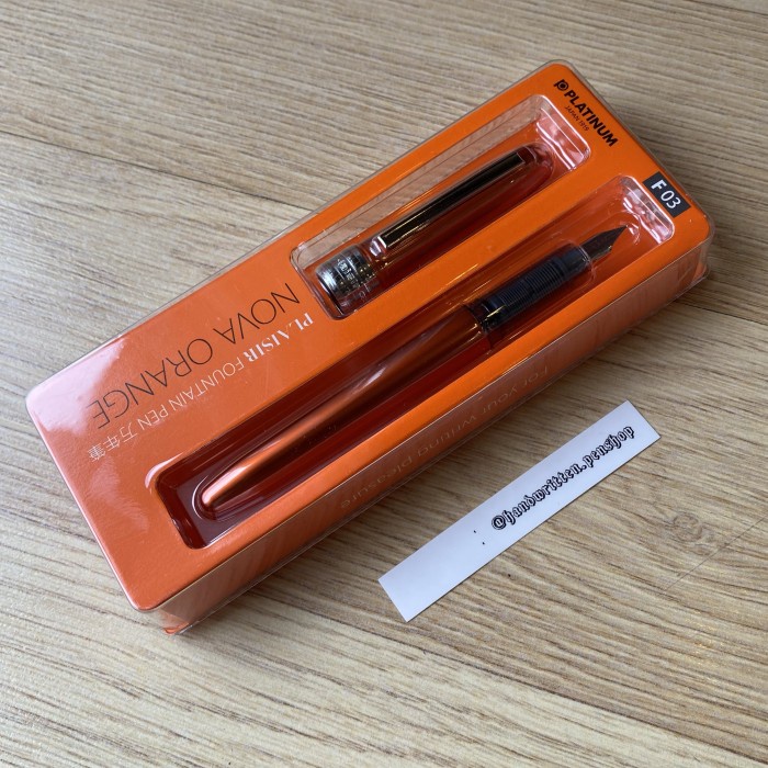 

PLATINUM Plaisir Fountain Pen #Iroshizuku TWSBI Pilot Metropolitan - Nova Orange, Fine promo