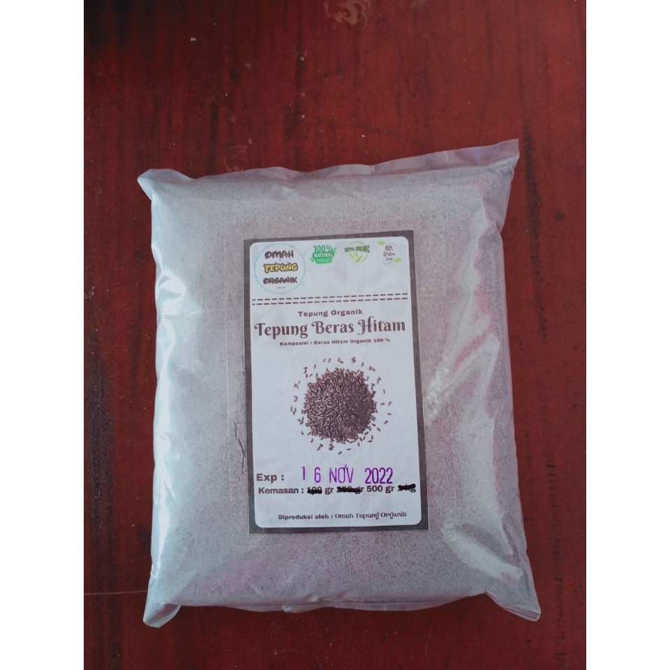 

TEPUNG BERAS HITAM Organik /BLACK RICE Organic POWDER kemasan 100 gram