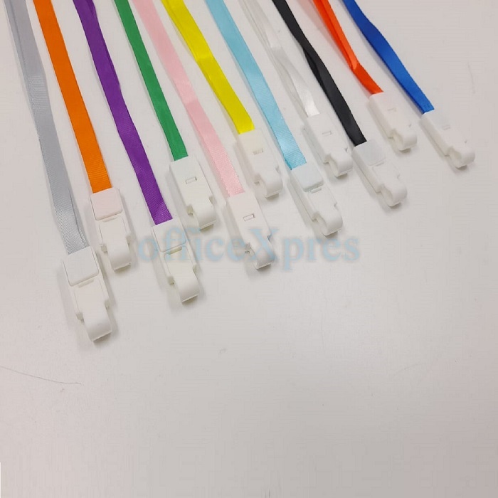 

Tali ID Card Klip Plastik / Gantungan Id Card / Tali Nylon ID Name Tag / Card Holder 2055