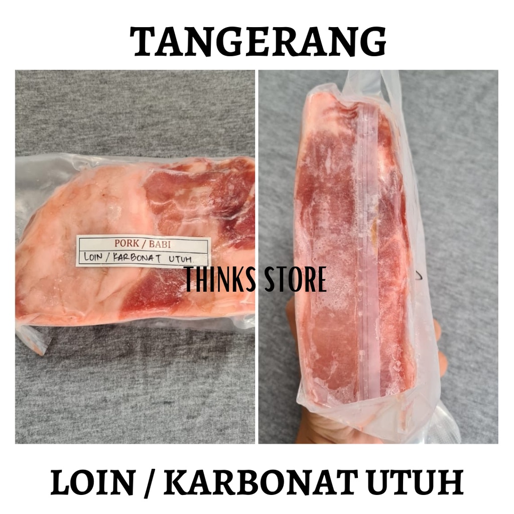 

Pork Loin Whole - Daging Babi Karbonat Utuh - Babi Bali - DAGING BABI
