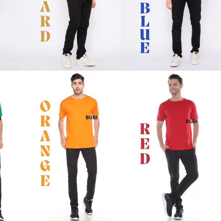 ➣ KAOS POLOS KATUN BAMBU 30S | S-XL | COTTON BAMBOO 30S ◙