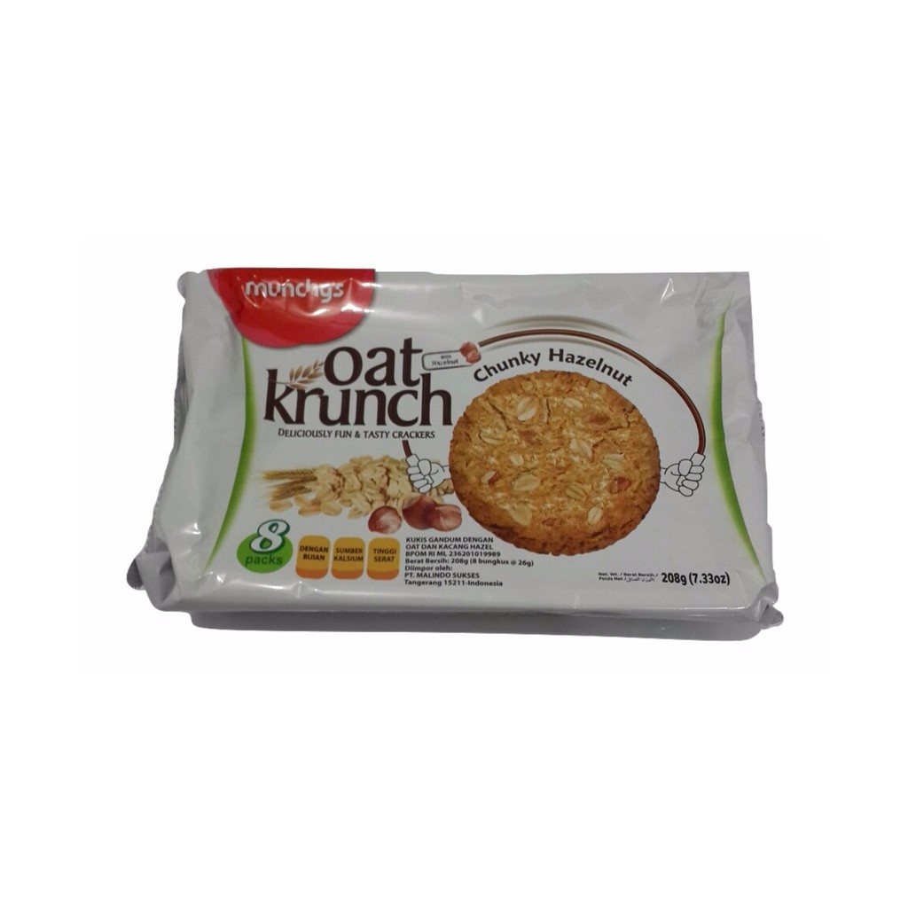 

Munchy's Oat Crunch Hazelnut 208g