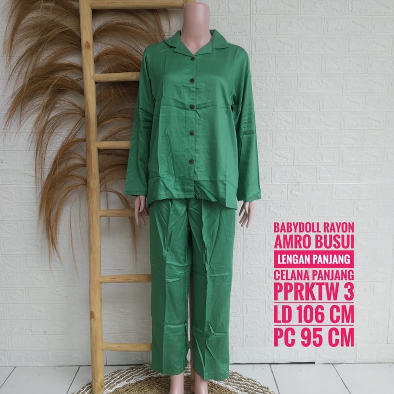 BabyDoll Twill amro Krah Lengan Panjang celana Panjang (PPRKTW)