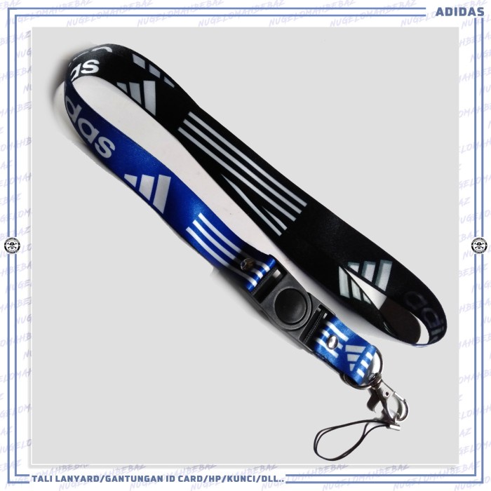 

Segera Miliki Tali Lanyard Adidas Tiga Garis / Tiga Daun - Biru Trendi