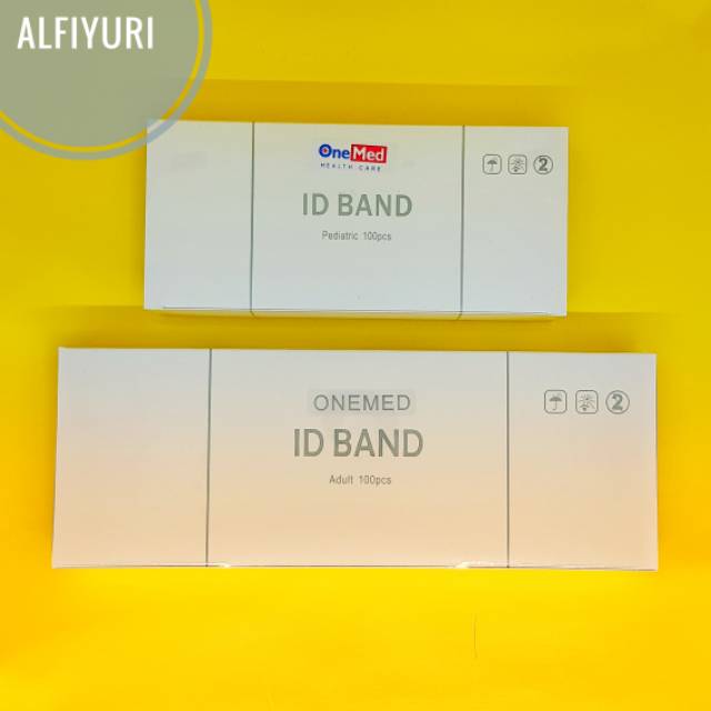 Jual ID BAND ONEMED gelang pasien PINK BIRU DEWASA ANAK Shopee Indonesia