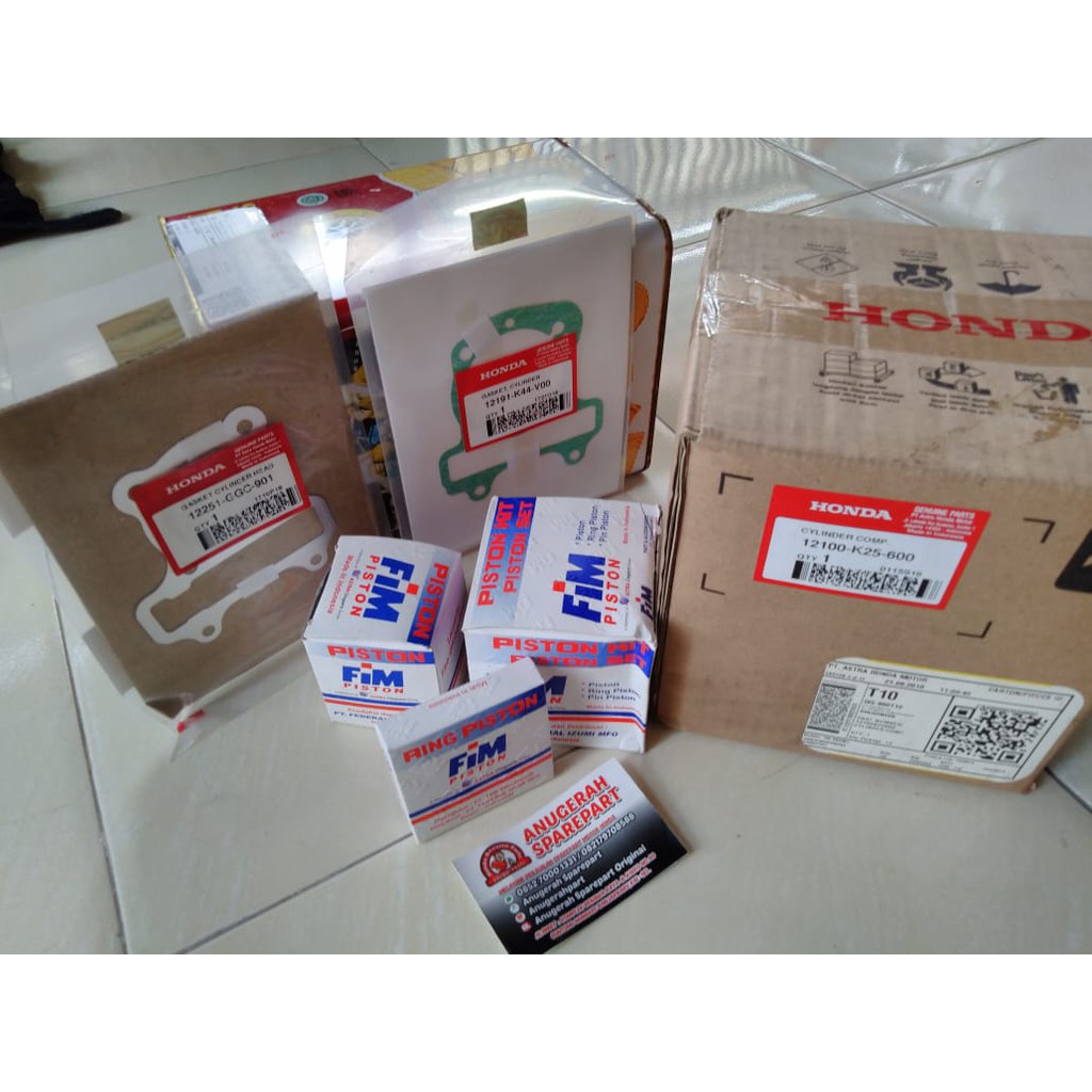 Honda Scoopy eSP 2016 Beat POP Beat eSP Kas Piston Set dan Paking LENGKAP