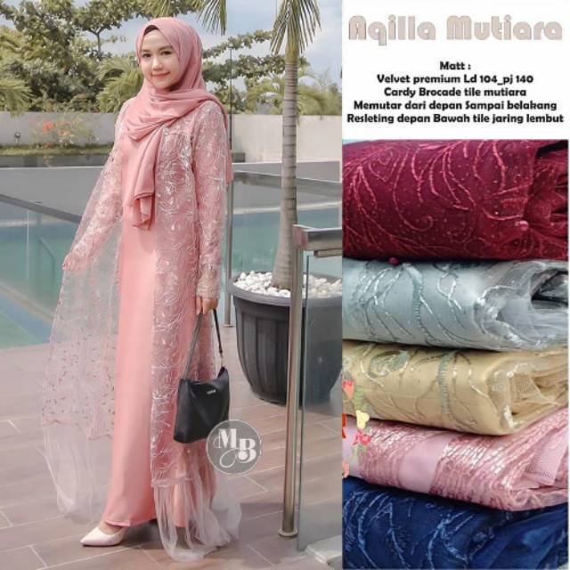 dress Aqilla mutiara