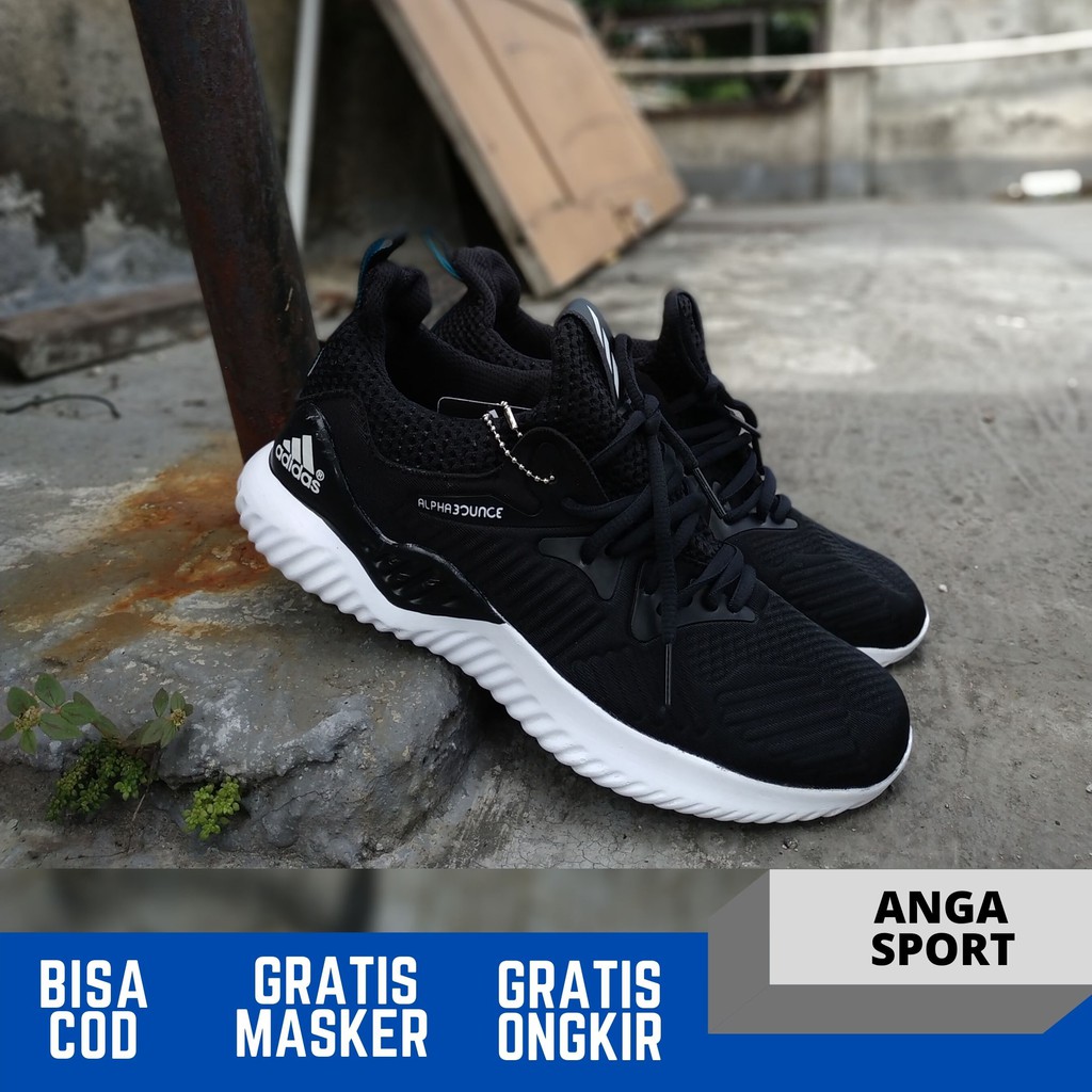 SEPATU ADIDAS ALPHABOUNCE ALPHABOUNCE BEYOND RUNNING SEPATU CASUAL KEREN COWOK SEKOLAH KERJA PREMIUM