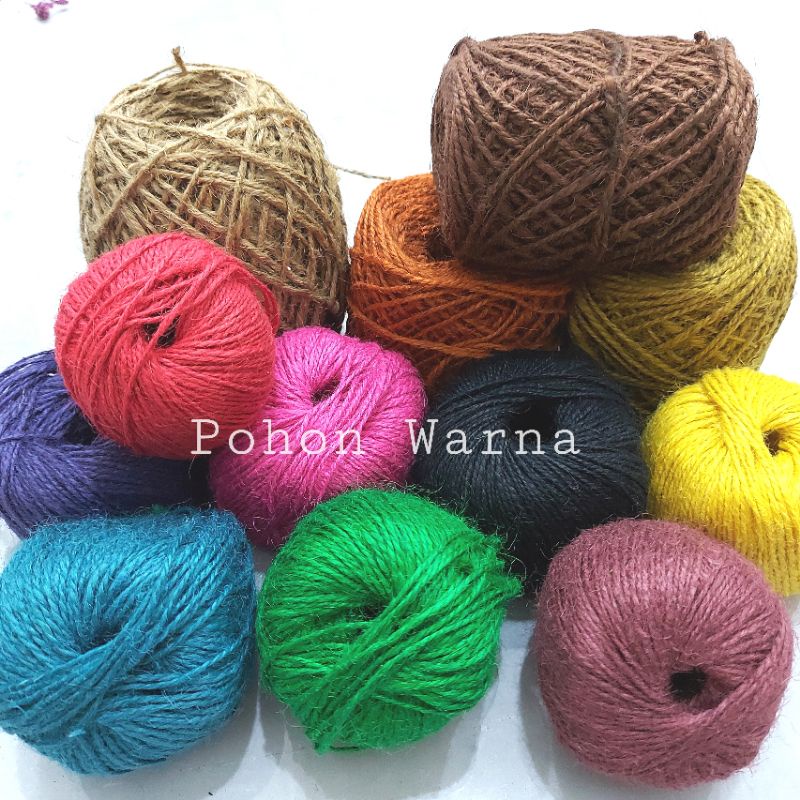 

TALI RAMI GONI WARNA NATURAL BAHAN RUSTIC