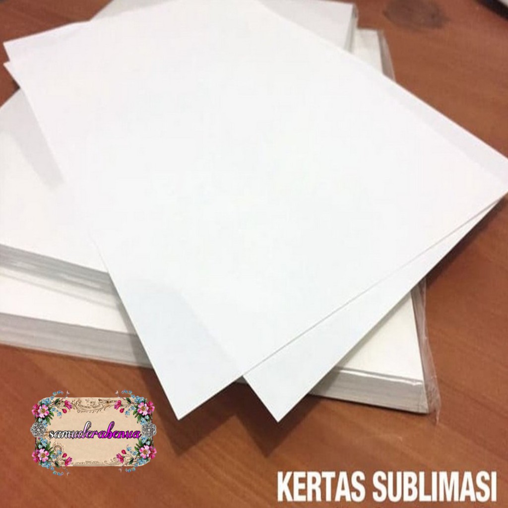 Kertas Transfer Sublim A4 Isi 100 Untuk Cetak Hardcase Mug Piring dll SB1477