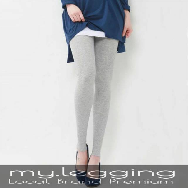 Legging Panjang Bahan Soft Rayon Kaos Size Standar &amp; Jumbo