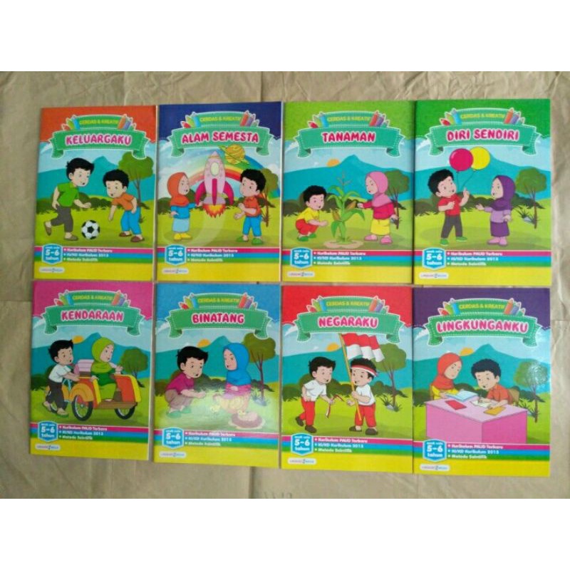 

buku tematik anak cerdas dan kreatif anak 5-6 tahun