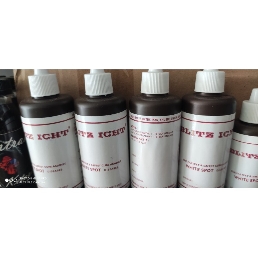 Blitz Icht Obat Whitespot Ikan 50ml / 100ml