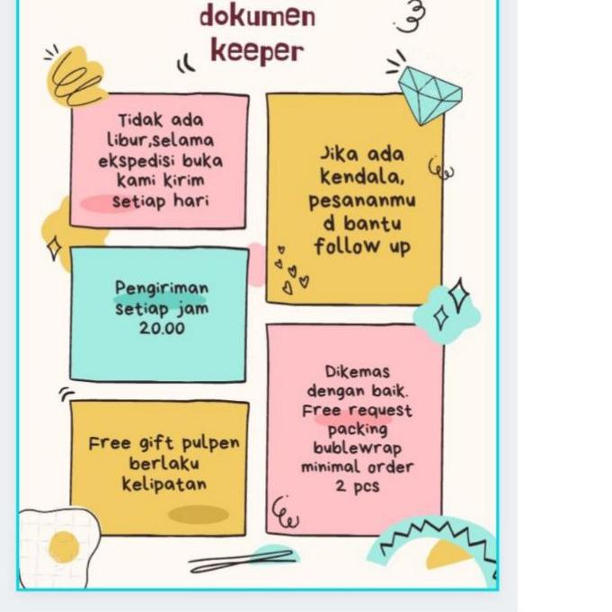 

limited STOCK![ BISA COD ] isi 60 lembar dokumen keeper/Map dokumen/Map resleting anti air|KD2