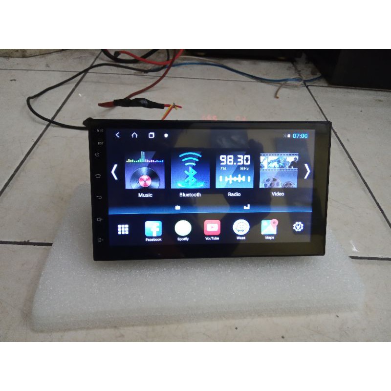 Head Unit Double Din Android Mtech 8803 X 7 Inch  Slot sim card 4g