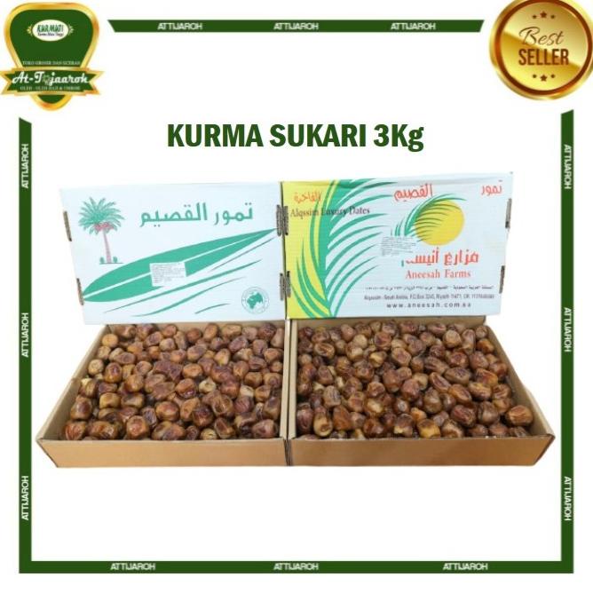 

TERLARIS KURMA SUKARI ALQASSIM 3KG (FLASH SALE !!!!!)/KURMA 1KG/KURMA BARARI/KURMA RUTHOB/KURMA BAM/KURMA PALM FRUIT/KURMA TANGKAI/KURMA AZWA/KURMA SUKKARI/KURMA SAFAWI/KURMA TUNISIA/KURMA MUDA KUNING/KURMA MUDA HIJAU/KURMA MEDJOL/KURMA MADINAH SUPER