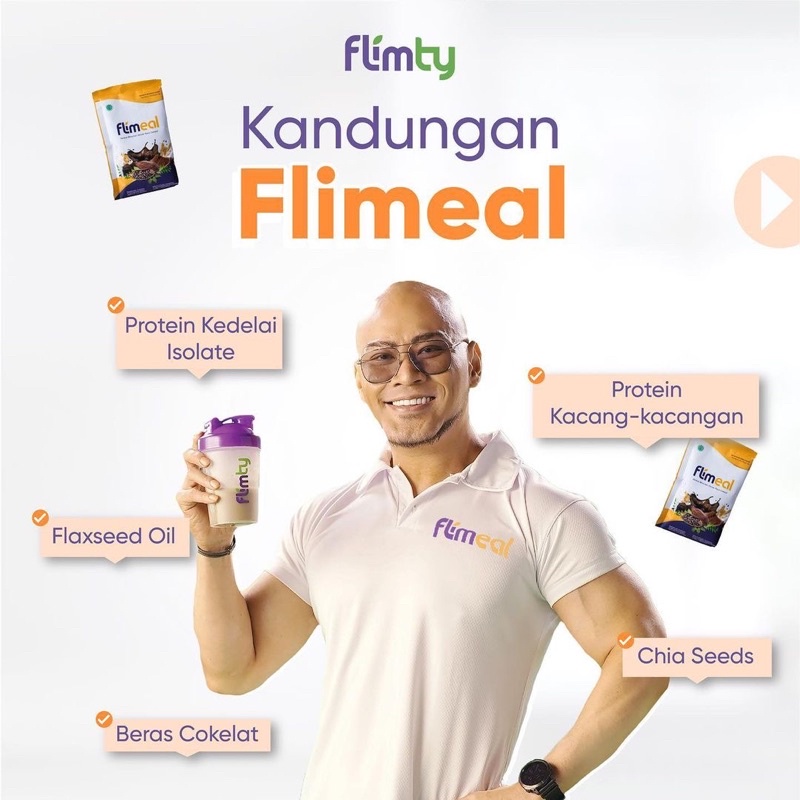 FLIMEAL by Flimty - Minuman Sereal Aneka Rasa | Coklat - Coklat Susu - Strawberry - Vanilla - Taro