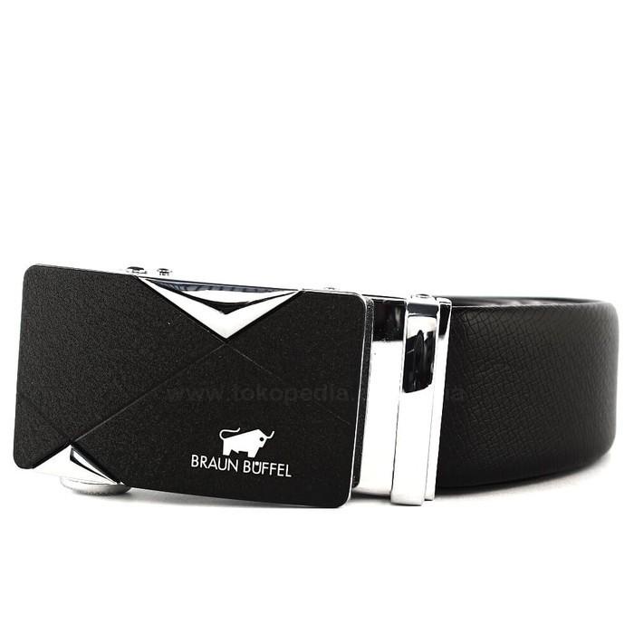 IKAT PINGGANG/GESPER/SABUK REL PRIA KULIT IMPORT BRAUN BUFFEL B101