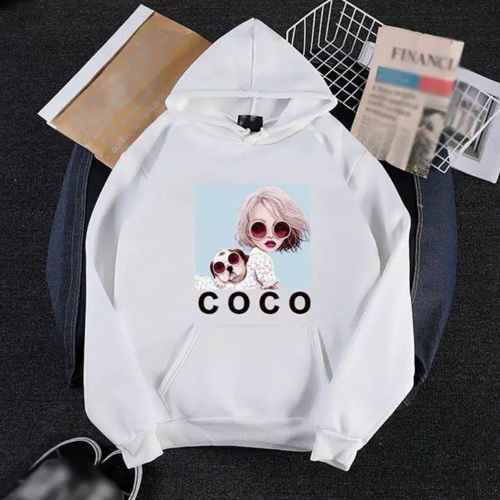 HOODIE WANITA COCO - ATASAN HALUS TEBAL PREMIUM