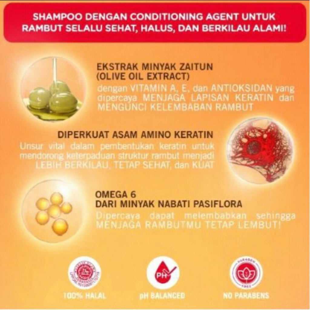 [ AGEN RESMI ] MAKARIZO Hair Energy Shampoo Sachet - Fibertherapy Shampo Sampo (KIM) Original