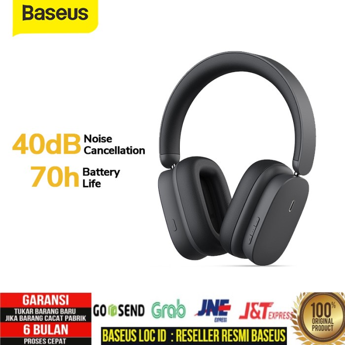 Baseus Bowie H1 Headphone ANC Headset Bluetooth Wireless Earphone