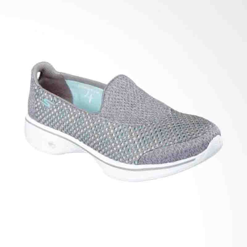 Skechers Go Walk 4 Kindle. Gray. 14145GRY. Sepatu Wanita. Original