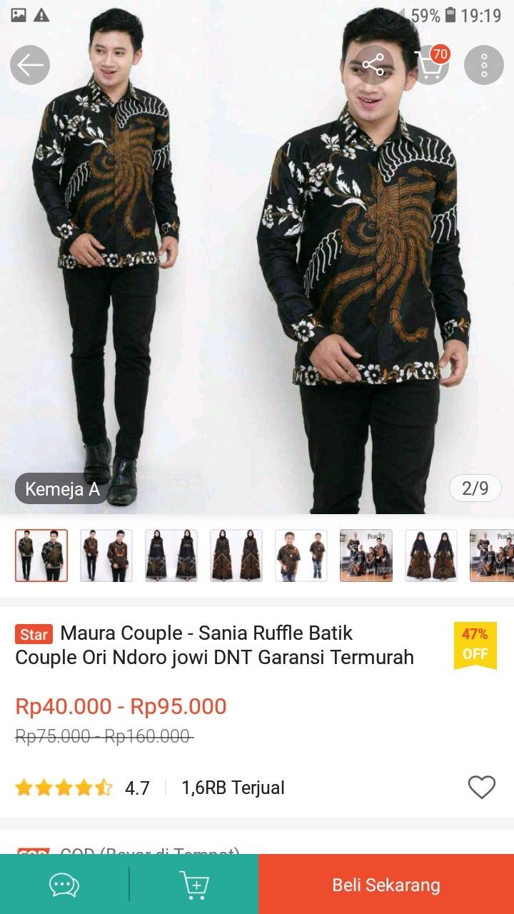 Maura Couple - Sania Ruffle Batik Couple Ori Ndoro Jowi Dnt Garansi Termurah Shopee - Shopa