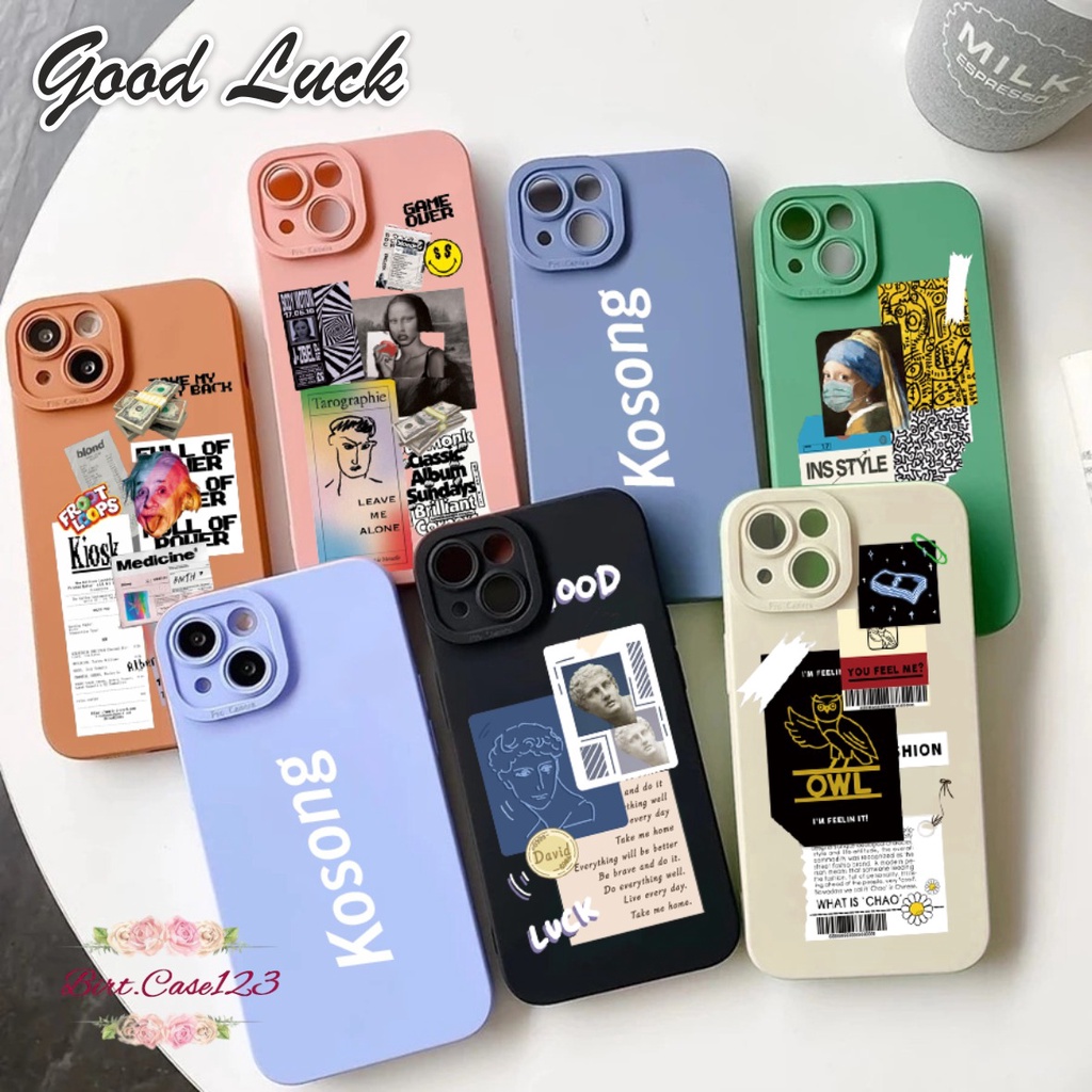 SOFTCASE PROCAMERA CUSTOM GOOD LUCK OPPO VIVO SAMSUNG REALME XIAOMI IPHONE INFINIX FOR ALL TYPE BC6351