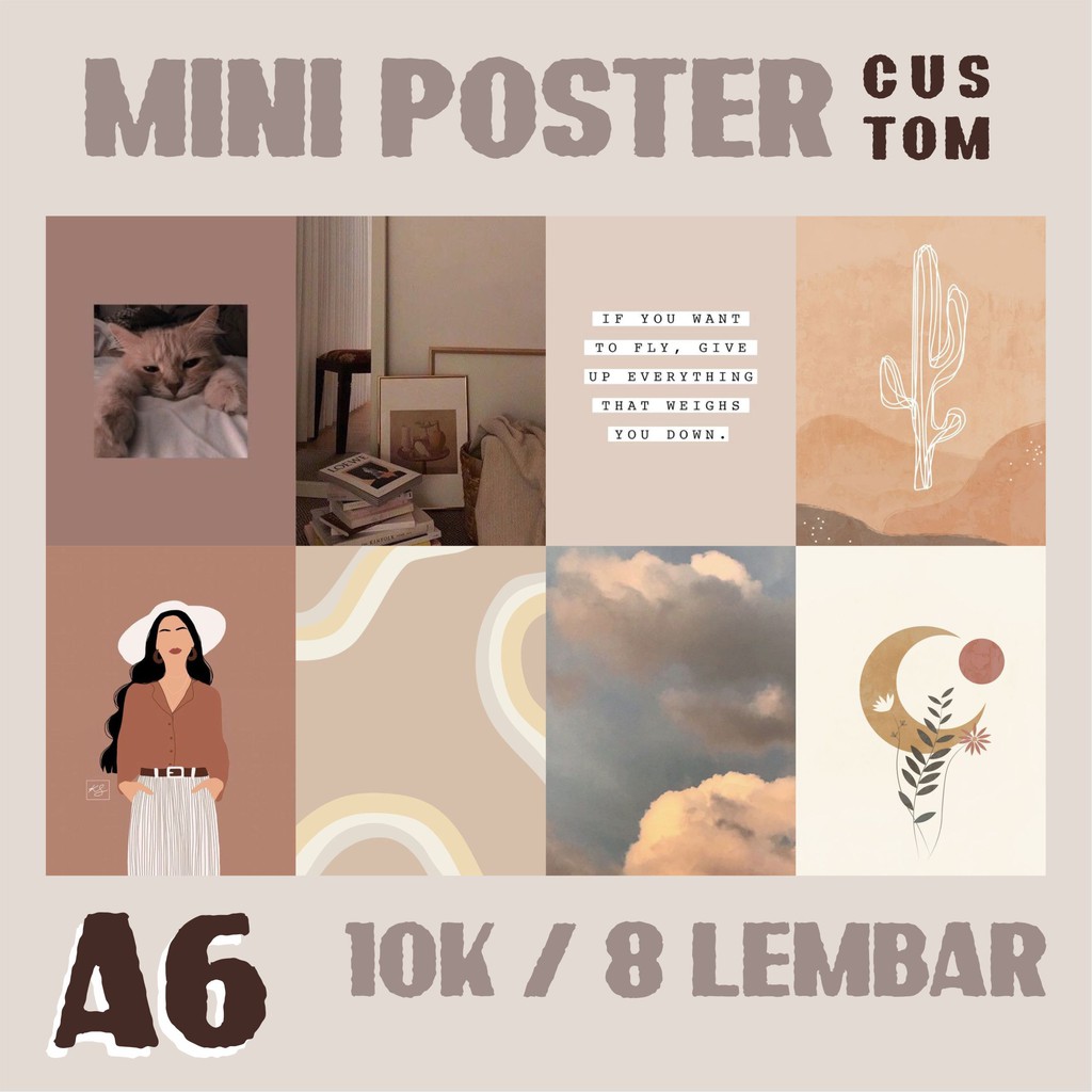 

MINI POSTER CUSTOM A6