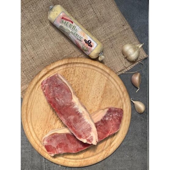 

Beef Daging Sapi AUS Sirloin Beef Steak Impor Grade A