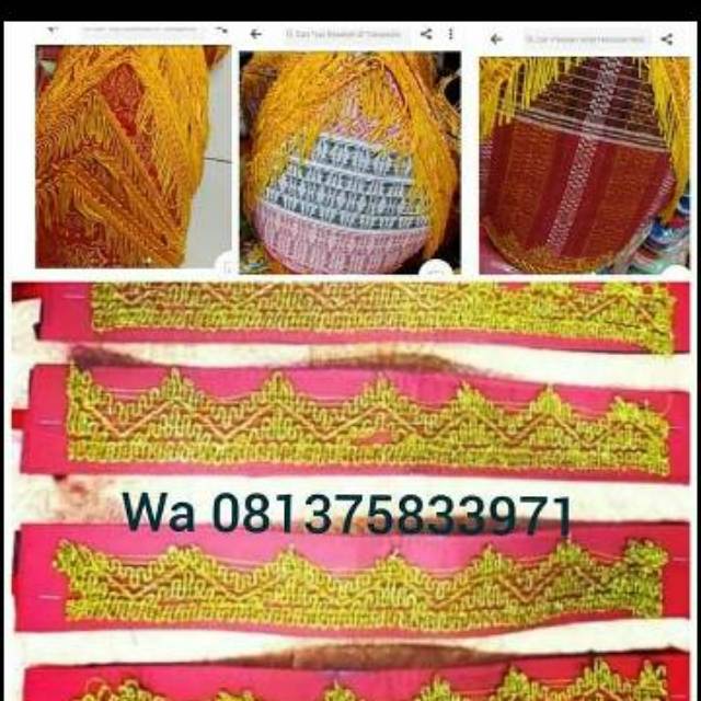 Topi adat batak toba SORTOPI