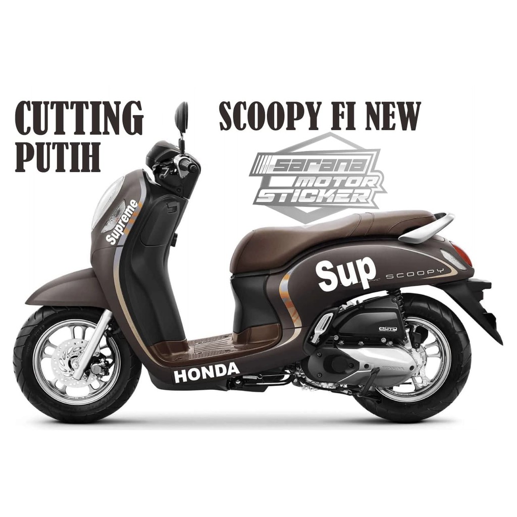 STIKER CUTTING STRIPING DECAL VARASI HONDA SCOOPY FI NEW CUTTING STIKER
