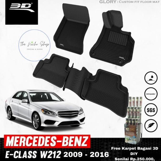 Karpet Mobil 3D KAGUMAT Mercedes Benz E-Class W212 2009-2016 Original