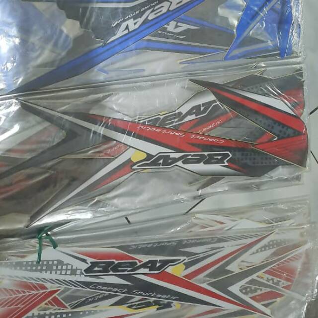 Striping stiker les body Honda beat 2020 bahan original