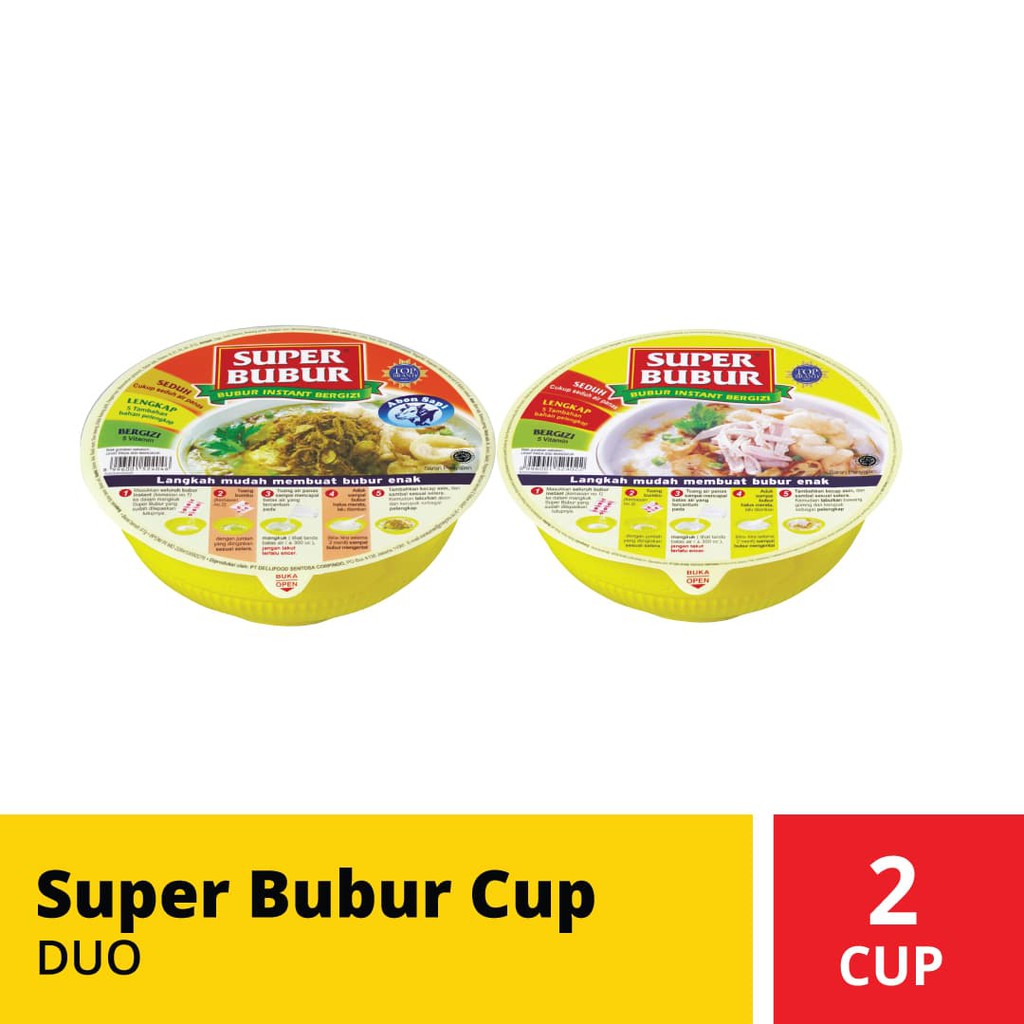 

PROMO SUPER BUBUR CUP DUO TERMURAH