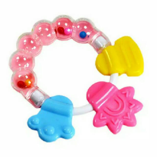 Ball Teether Import Gigitan Bayi Rattle