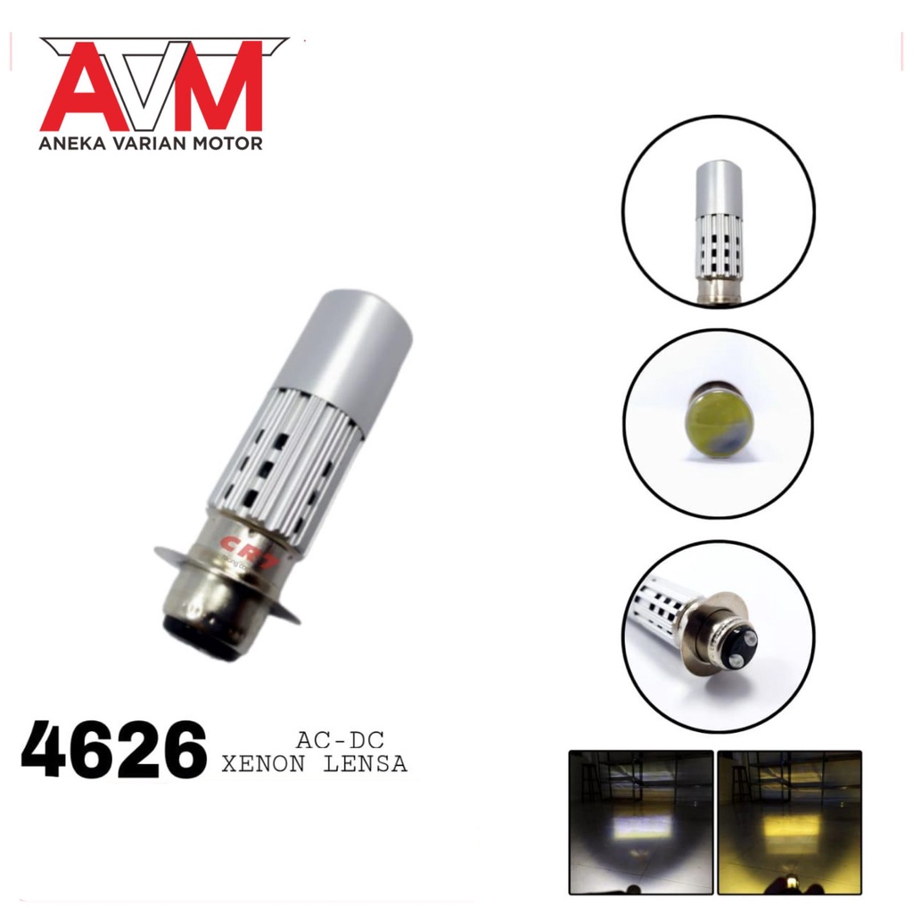 Lampu Depan LED 2 Warna D2 Bebek Matic H6